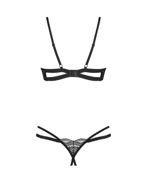 Комплект Obsessive Nutris 2-pcs crotchless set XL 2XL SX1169 фото