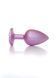 Анальна пробка Boys of Toys Jewellery Pearl Pink Plug Clear L 62530064-00134 фото 2