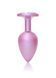 Анальна пробка Boys of Toys Jewellery Pearl Pink Plug Clear L 62530064-00134 фото 5