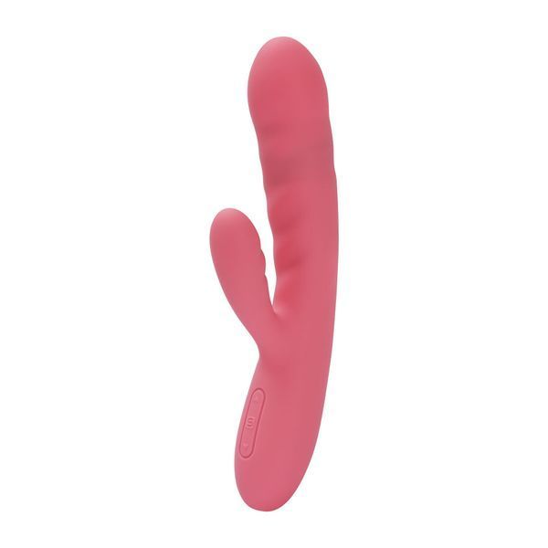 Вібратор-кролик з рухомим стовбуром Svakom Avery Strawberry Pink SX1279 фото