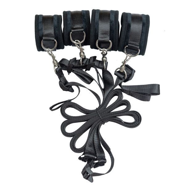 Розтяжка на ліжко Punishment - 5-Piece Bed Restraint Kit - Black SX2229 фото