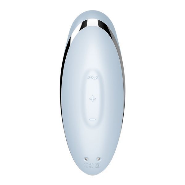 Вібростимулятор-пульсатор Satisfyer Tap & Climax 2 Blue SX2183 фото