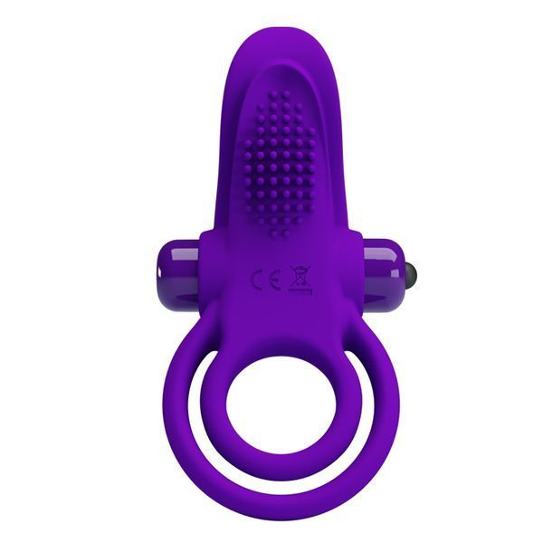 Ерекційне кільце Pretty Love Vibrant Penis Ring Purple 6603BI-210203-1 фото