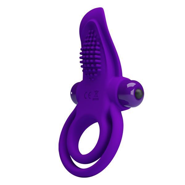 Ерекційне кільце Pretty Love Vibrant Penis Ring Purple 6603BI-210203-1 фото