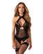 Боді Obsessive Dominna crotchless teddy L/XL SX3562 фото 1