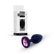 Силіконова анальна пробка Boys of Toys Jewellery Silicone Black Plug S Pink 62530064-00083 фото 1