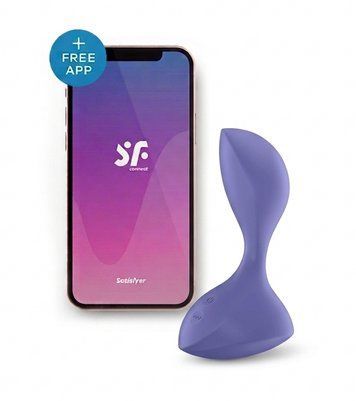 Анальна смартпробка з вібрацією Satisfyer Sweet Seal Lilac SO6732 фото