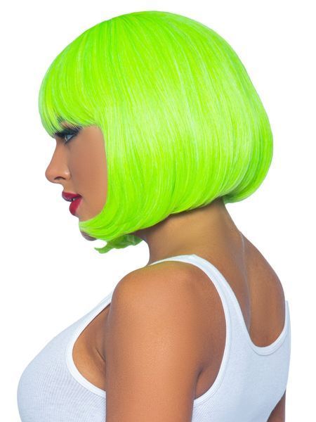 Перука Leg Avenue 12" Neon short bob wig Neon Green SO8595 фото