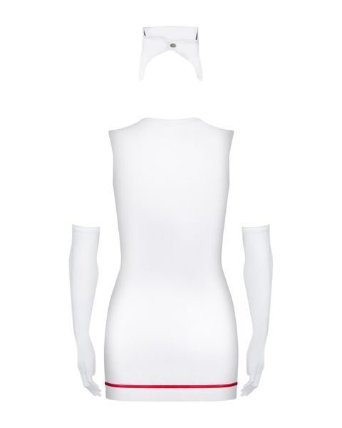 Еротичний костюм медсестри Obsessive Emergency dress SO7704 фото