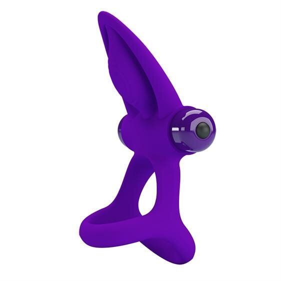 Ерекційне кільце Pretty Love Vibration Cock Ring Purple 6603BI-210306 фото