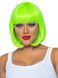 Перука Leg Avenue 12" Neon short bob wig Neon Green SO8595 фото 1