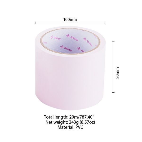 Електростатична стрічка для бондажу LOCKINK SEVANDA Electrostatic Tape - Pink Tape, 16 м SX0891 фото