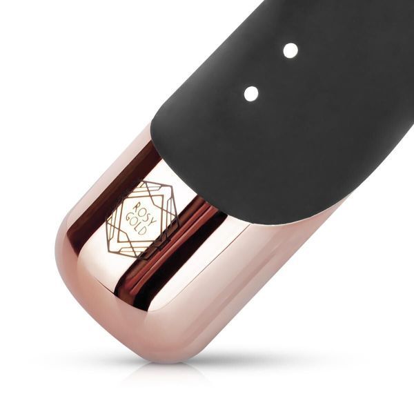 Вібратор-кролик Rosy Gold Rabbit Vibrator With Thrusting Function Black SX3069 фото