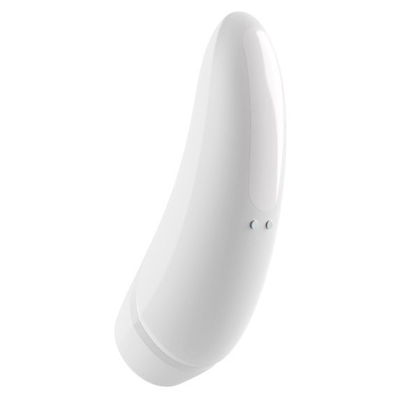 Вакуумний кліторальний стимулятор Satisfyer Curvy 1+ White з керуванням через інтернет SO3781 фото