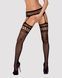 Панчохи-стокінги із комбінованою сіткою Obsessive Garter stockings S214 SO7268 фото 1