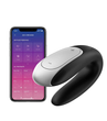 Смартвібратор для пар Satisfyer Double Fun (Black) з пультом ДК