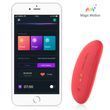 Найтонший смарт-вібратор у трусики Magic Motion Nyx Red SO4949 фото