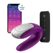 Смарт-вібратор для пар з пультом ДК Satisfyer Double Fun Violet