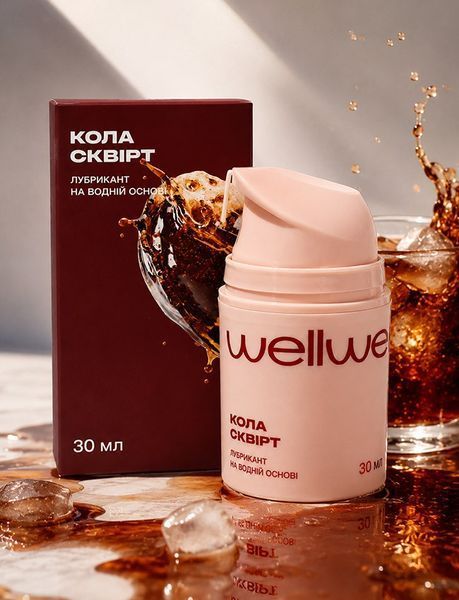 Лубрикант оральний зі смаком "Кола" WellWet (30 мл) WO30CS фото