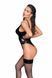 Боді з мокрим ефектом Noir Handmade F244 Powerwetlook body with high cut bottom hem, XL SX0161 фото 2
