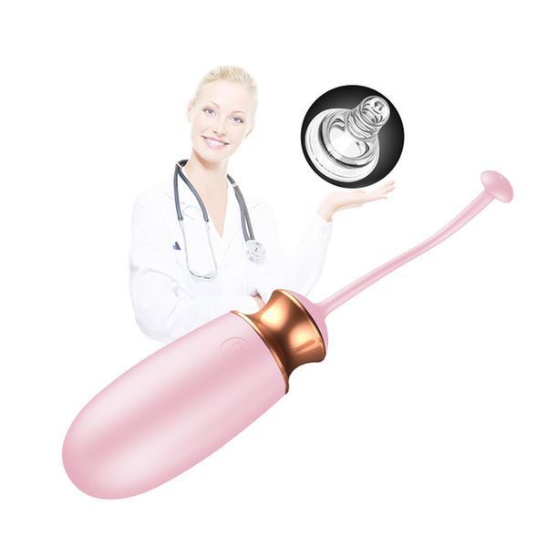 Віброяйце - Vibrating Silicone Love Egg Pink, USB, 10 Function, Heating, Voice Control 62530063-00037 фото