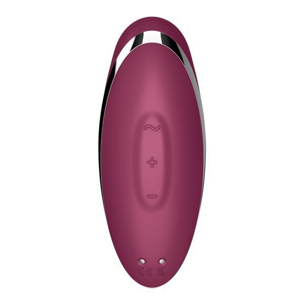 Вібростимулятор-пульсатор Satisfyer Tap & Climax 2 Red SX2185 фото