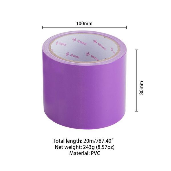 Електростатична стрічка для бондажу LOCKINK SEVANDA Electrostatic Tape - Purple Tape, 16 м SX0892 фото