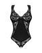 Мереживне боді Obsessive Donna Dream crotchless teddy, відкритий доступ, Black SO8633 фото 3