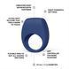 Ерекційне кільце з вібрацією LELO Tor 3 Base Blue, керування зі смартфона SX0701 фото 2