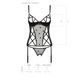 Корсет з підв'язками, стрінги Passion LOVELIA CORSET L XL, black SO4766 фото 7