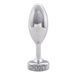 Металева анальна пробка DOXY Butt Plug SMOOTH, гладенька, діаметр 3,3 см SO8030 фото 1