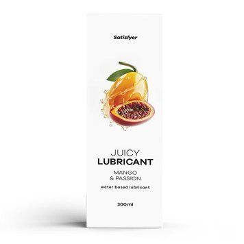 Лубрикант на водній основі Satisfyer Juicy Lubricant Mango & Passion water based, 300 мл SX2726 фото