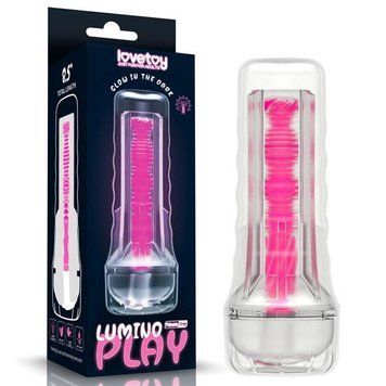 Мастурбатор LoveToy Lumino Play Masturbator Pink Glow 8.5" 6452LV342042 фото