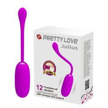 Віброяйце Pretty Love Julius Vibrating Egg Purple, 72 г 6603BI-014653 фото
