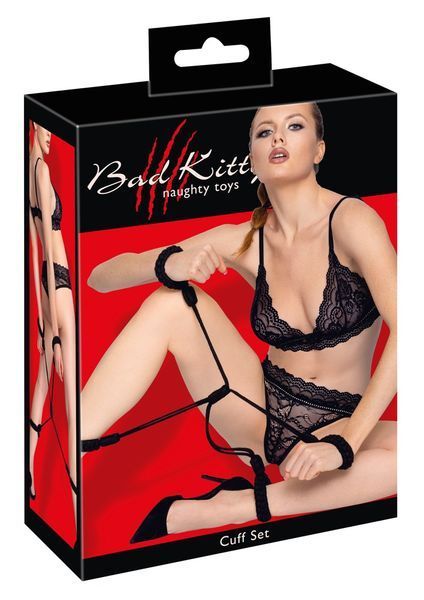 Набір для бондажу Bad Kitty Handcuffs - 2493300 513224933001111 фото Набір для бондажу Bad Kitty Handcuffs - 2493300 513224933001111 фото