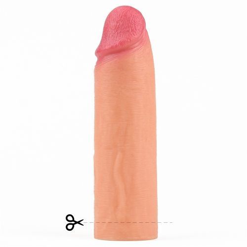 Насадка на член LoveToy Revolutionary Silicone Nature Extender Add 1.5" Flesh 6452LV4211-9 фото