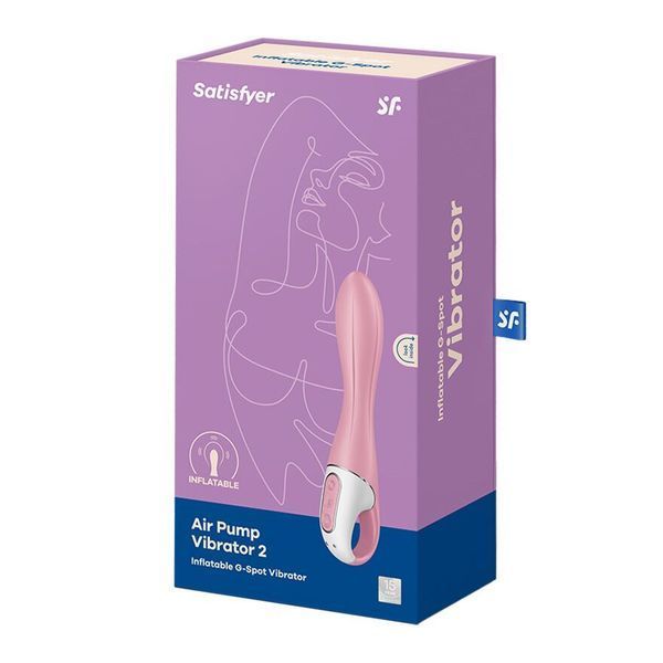 Вібратор точки G надувний Satisfyer Air Pump Vibrator 2 SO8411 фото