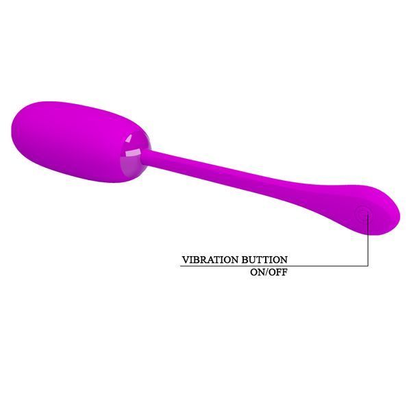 Віброяйце Pretty Love Julius Vibrating Egg Purple, 72 г 6603BI-014653 фото