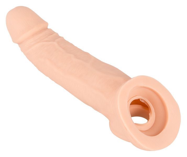 Подовжуюча насадка - Nature Skin Penis Sleeve With Extension 61325329830000 фото