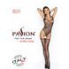 Бодістокінг Passion BS034 black, комбінезон, імітація боді і панчіх PBS034B фото 5