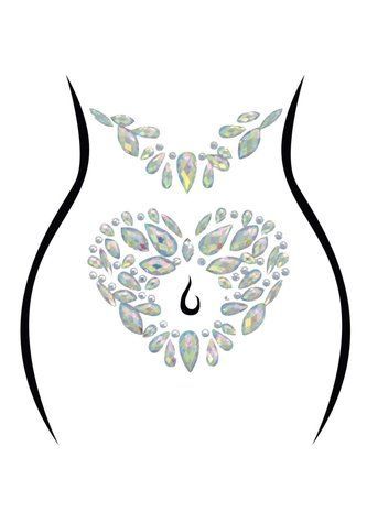 Стрази-прикраси для тіла Leg Avenue Novalie body jewels sticker, наліпки SO9179 фото
