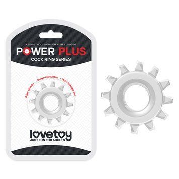 Ерекційне кільце LoveToy Power Plus Cockring 3 Clear 6452LV1432-10 фото