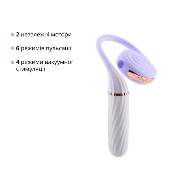 Пульсатор з вакуумною стимуляцією Otouch LOLLIPOP Purple SO9428 фото