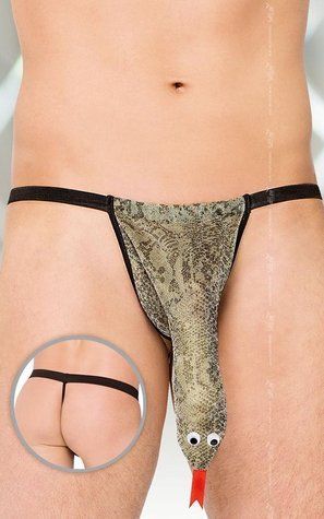 Чоловічі стрінги - Thong 4440, silver - S-L 5591444060 фото