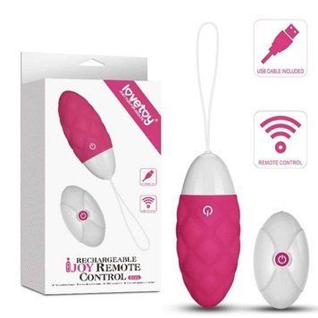 Віброяйце Lovetoy IJOY Rechargeable Remote Control Egg Pink 6452LVTOY328 фото