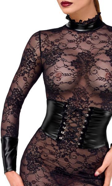 Сукня Noir Handmade F375 Noirelle Lace Corset Midi dress M SX4115 фото