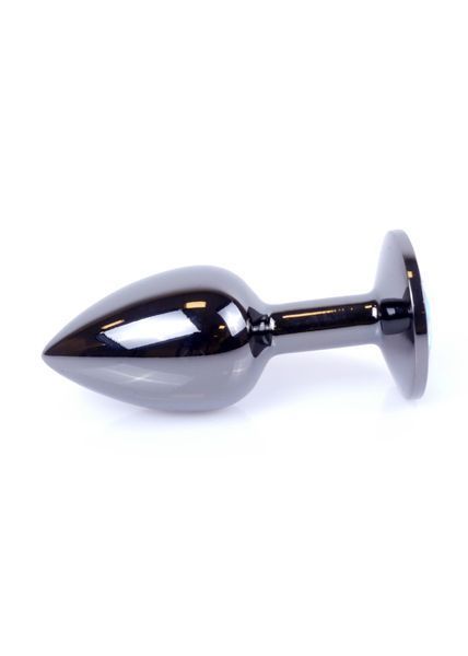Анальна пробка Boys of Toys Jewellery Dark Silver Plug Green 62530064-00033 фото