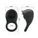 Ерекційне кільце Pretty Love Ring Shacking II Black 6603BI-210216 фото 3