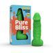 Свічка у вигляді члена Pure Bliss MINI Green 15 см SX1648 фото 1