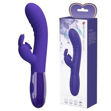 Вібратор-кролик Pretty Love Cerberus Licking Vibrator Blue 6603BI-014795L фото